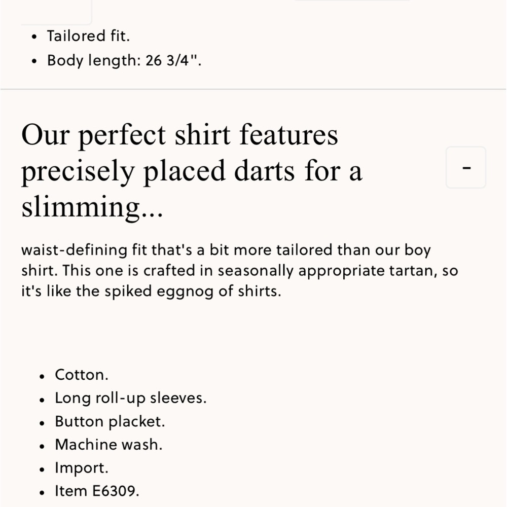 Perfect shirt in Stewart plaid - Picture 4 of 9